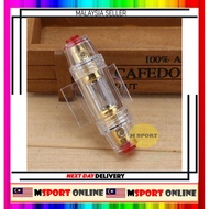 60A FUSE HOLDER AMPLIFIER GOLD PLATE GAUGE AGU FUSE HOLDER
