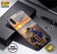 Case Samsung A01 casing hp Samsung A01 - Case Motif MONKEY D LUFFY ONE PIECE ( CASE KITA )- Pelindun