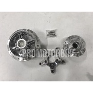 Yamaha Y15ZR Y15 ZR CNC Chrome Hub Set Front Hub Rear Hub