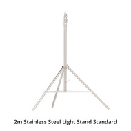 AMBITFUL 200cm 78.7 inches Stainless Steel Heavy Duty Light Stand Tripod with for Photo Studio Softb