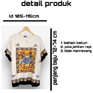 Asmad Fish T-shirt, Balinese Fish Motif Shirt, Men's Beach Shirt