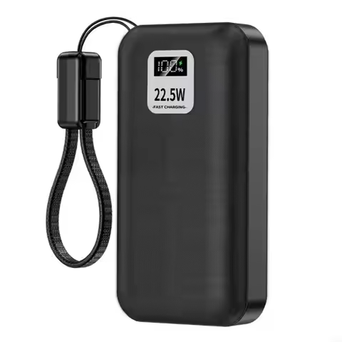 22.5w 21700 Empty Powerbank Case Battery Power Bank Battery Shell DIY Housing for 2pcs 21700 Batteri