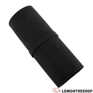 LEMONTREE9GP Watch Band Storage , Black/Brown 23.5x18.3x0.2cm Travel Watch Roll, Compact PU Leather 