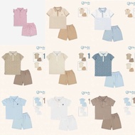 [ BuBaby SS25 ] Polo Ponie Neckshort sleeve Set - BF16A - 9M 12M 6-12M 18M 24M 3Y 4Y 5Y - BU.SS25.T2