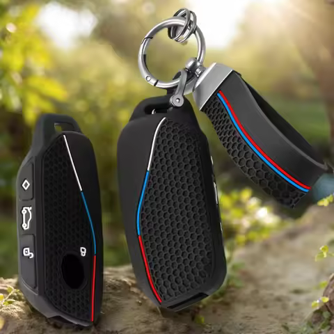 Silicone Car Key Cover Keychain for BMW X1 U11 I7 G70 X7 Lci 320i F20 U06 M3 Gtr X3 X5 X7 F48 2023 2