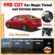 [FREE Scraper] For PERODUA Magic Tinted Car Tint Film Solar PRECUT OEM Window DIY Scrapper Tint Kere