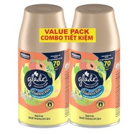 GLADE AUTOMATIC SPRAY REFILL GREEN APPLE PEACH 252ML TWIN PACK