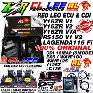 ECU RED LEO CDI LC135 Y125Z Y16ZR RS150 NVX155 WAVE125i Y15 Y15ZR V1 V2 LAGENDA SRL115 ESRMOTOR AFR 