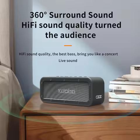 XDOBO 1983 50W High Power BT Wireless Gaming Speakers TWS 3D Stereo Subwoofer Wireless Sound Column 