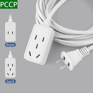 2kW high-power 2 pin power extension cord socket 2 plug to three-position seven-hole extension cord