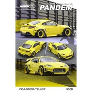 IN64-GR86P-YL- INNO64 1/64 TOYOTA GR86 PANDEM YELLOW DIECAST