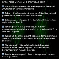 V6 Gearbox Treatment Auto Transmission Treatment Rawatan Gearbox Kereta