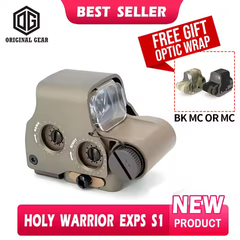 2024 New Holy Warrior S1 Tactical NV Fucntion Red Dot Optical Sight Airsoft Hunting Rifle Scope Holy