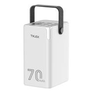 TYLEX XP07 70000mAh PowerBank 22.5W Fast Charge 7 Outputs & 2 Inputs