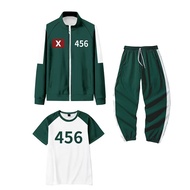 [S-4XL] Second Season Squid Game Clothes Adult Style 456 Coat 007 001 333 246 222 390 149 Customizab