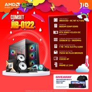 COMPUTER SET JIB-0122 คอมประกอบ AMD RYZEN 7 9800X3D / RTX5060 8GB / B650M / 32GB DDR5