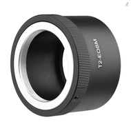 Manual Lens Mount Adapter Ring Aluminum Alloy for T2-Mount Lens to Canon EOS M1/M2/M3/M5/M6/M6 Mark II/M10/M50/M100/M200 EF-M Mount Mirrorless Camera