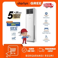 AC GREE FLOOR STANDING 5 PK GVC-48 STS ( S ) ECO AC STANDING 5 PK -Cahaya Megah
