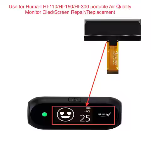 Oled Display for Huma-I HI-110/HI-150 Portable Air Quality Monitor Repair Parts