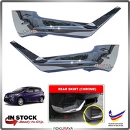 Perodua Myvi (3rd Gen) 2018 Gear Up Bodykit Skirting Moulding Garnish (Chrome)