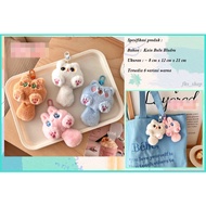 GANTUNGAN Cat Keychain Doll Keychain Fur Keychain Cartoon Keychain Cute Keychain