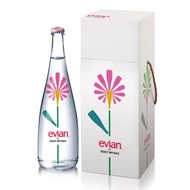 evian礦泉水 by ISSEY MIYAKE 2011絕版限量設計瓶 (粉紅花)