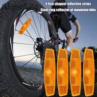 AIGONI 4pcs Bike Warning Spoke Reflector MTB Bicycle Wheel Rim Reflective Clip