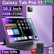 0PP0 2024 Baru 5G Galaxy Pro11 Tab 10/8 Inci 12GB RAM + 512GB ROM Terbaik Jual Tablet Android Baru Kartu SIM Dual Standby Hiburan/Bisnis