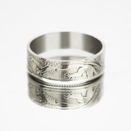 英國硬幣戒指 10 便士 2011-2015 硬幣戒指男士硬幣戒指禮物