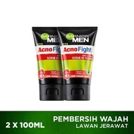 Garnier men 100ml Twin Pack - Garnier Men Facial Foam Twin Pack GARNIER MEN Acno Fight - Oil Control