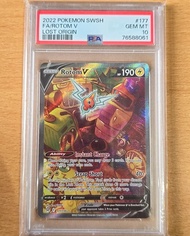 LS Thẻ PSA 10 Slab Pokemon Card Rotom V 177/196 FULL ART Alt 2022 SWSH Lost Origin 1459 d37 49