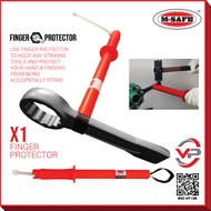 M-SAFE FINGER PROTECTOR FINGER SAVER TOOL FOR HAMMERING SLOGGING FLOGGING FINGERSAVER FP400 FP900 SA