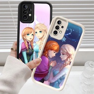CH41 Frozen Elsa and Anna Soft Casing for Samsung Galaxy A05S A34 A25 A35 A26 A04s 5G Protective Cas