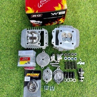 ชุด59-4vฝาRGตัวใหม่ ใส่125iปลาวาฬ2012-2021 Msxบล็อกเครื่องs4 พร้อมเซ็ทหลังวาล์ว ลูกสูบLHK พร้อมปาดหั