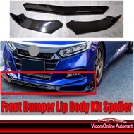 ~New Arrival~Universal Front Bumper Lip Body Kit Spoiler Double Layer
