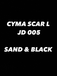 NEW model Cyma scar L JD 005 nerf blaster soft gel ball nerf bullet ready stock new black sand color