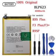 BLP623 Baery For OPPO R9S Pl F3 Pl F3  R9SP Repair Part Original Capacity one Baeries Bateria