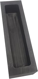 LLF Gold Silver Graphite Ingot Mold Mould Crucible for Melting Casting Refining (180x55x45MM(3kg Gol