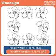 Engine 8pcs Piston Rings Set Fit 4.4 L For BMW M5 M6 X5 X6 F07 F10 F90 F06 F13 F16 N63 N63B44 4.4L V