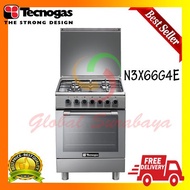 Tecnogas Kompor Free Standing 4Tungku N3X66G4E