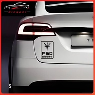 [New Store Opening] Tesla FSD Intelligent Driving Please Do Not Add Stuffed Car Stickers Car Glass S