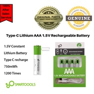 SMARTOOOLS Type-C Lithium AAA 1.5V Rechargeable Battery + Cable