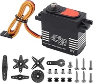 ARCELI Digital RC Servo, 40 kg Metal Motor Servo Model Making Steering with Metal Gear, High Torque 