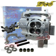 SWIPOH RACING LC135 Y15ZR BILLET FULL CNC RACING SUPER HEAD SET 20/23MM 22/25MM 24/27MM 25/28MM 26/2