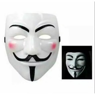 Mainan anak topeng joker topeng hacker anonymous topeng Halloween karakter