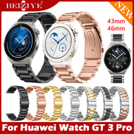 Dây đeo bằng thép không gỉ cho For Huawei Watch GT 3 Pro Strap 46mm 43mm Vòng đeo tay Dây đeo kim lo