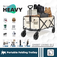 Foldable Outdoor Camping Camp Wagon Trolley Steel