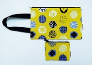 手提袋+零錢包 手機袋 雜物收納袋 2件優惠組