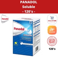 [ GSK ] 🔥100% Original🔥 Panadol Soluble for Fever &amp; Aches Relief Related to Cold &amp; Flu - 120's