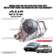HONDA CIVIC SH4 SR4 D13B D15B (YEAR 1987) WATER PUMP GWHO-26A BRAND GNS ONE YEAR WARRANTY